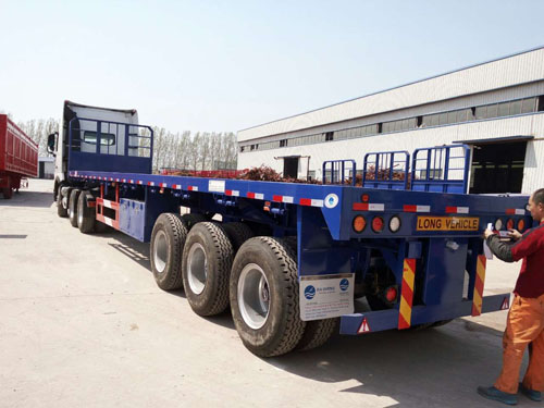 低平板半挂车