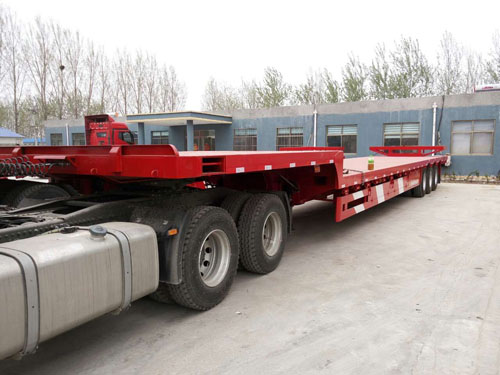 低平板半挂车