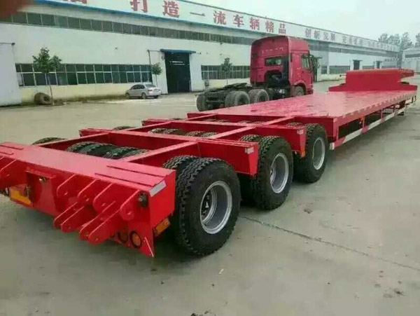 低平板半挂车