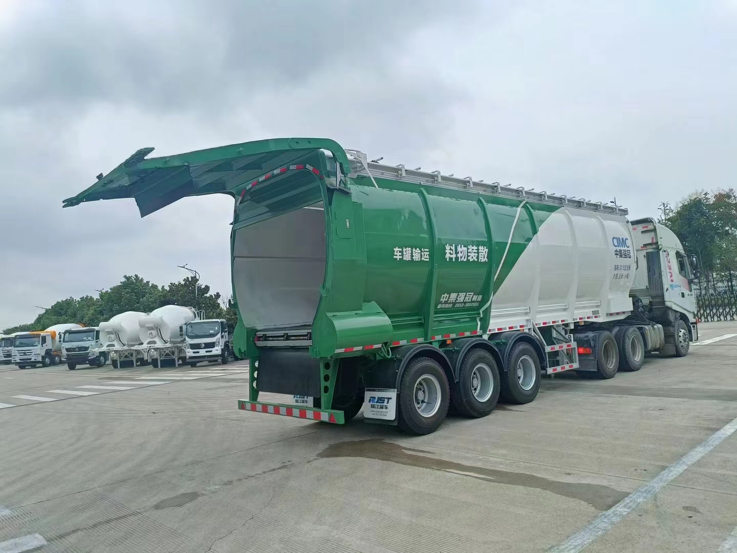 罐料物散装半挂车